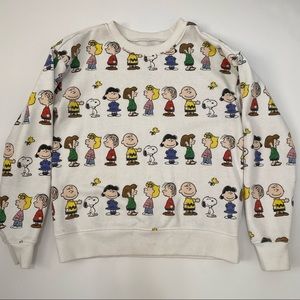 Peanuts Sweatshirt,  Charlie Brown, Snoopy And All the Peanuts Characters
